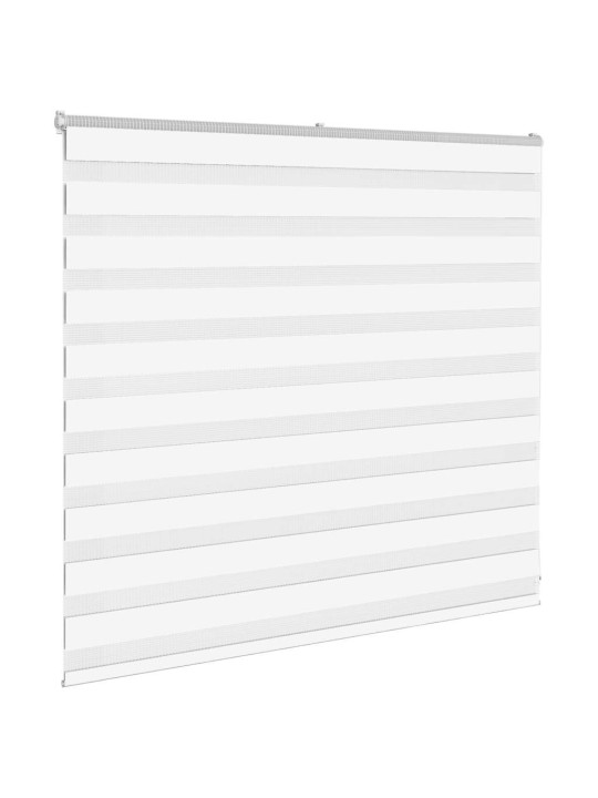 Zebra roleta bílá 160x100 cm šířka látky 155,9 cm polyester