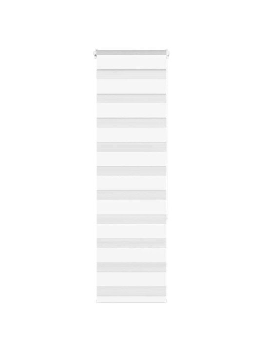 Zebra roleta bílá 40x150 cm šířka látky 35,9 cm polyester