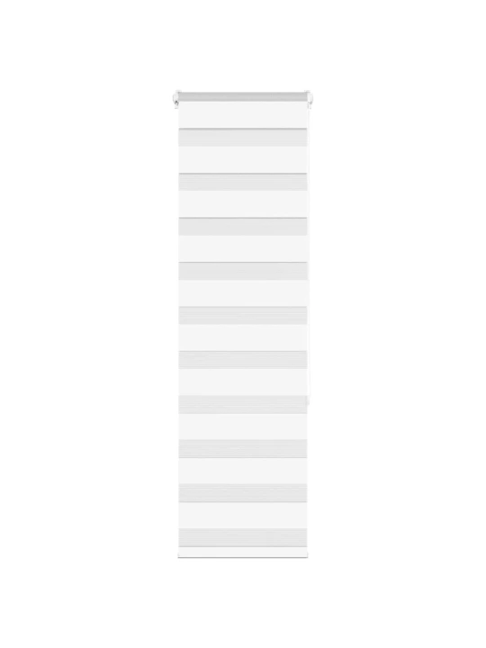 Zebra roleta bílá 40x150 cm šířka látky 35,9 cm polyester
