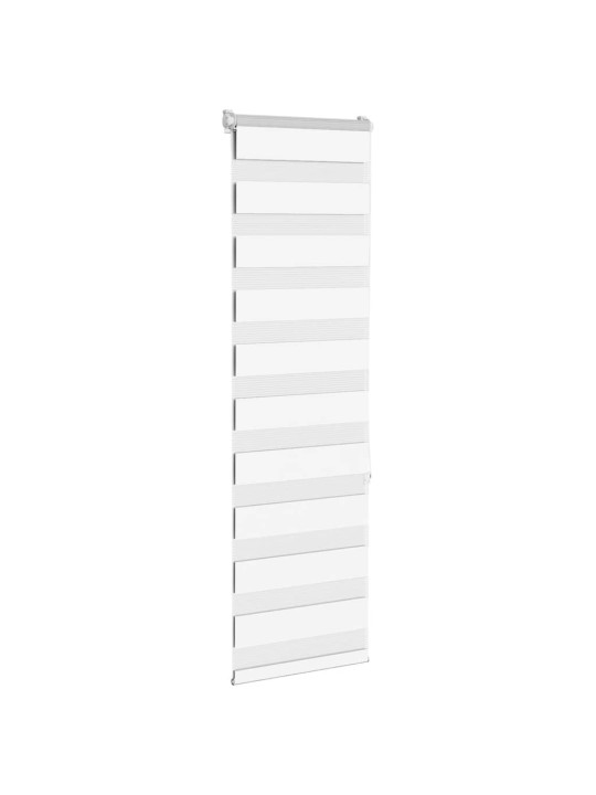 Zebra roleta bílá 40x150 cm šířka látky 35,9 cm polyester
