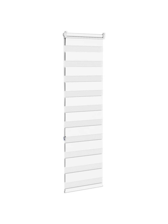 Zebra roleta bílá 40x150 cm šířka látky 35,9 cm polyester