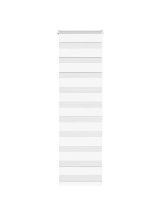 Zebra roleta bílá 45x150 cm šířka látky 40,9 cm polyester