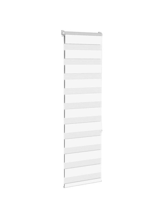 Zebra roleta bílá 50x150 cm šířka látky 45,9 cm polyester
