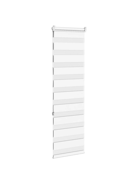 Zebra roleta bílá 50x150 cm šířka látky 45,9 cm polyester