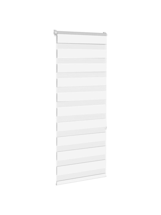 Zebra roleta bílá 55x150 cm šířka látky 50,9 cm polyester