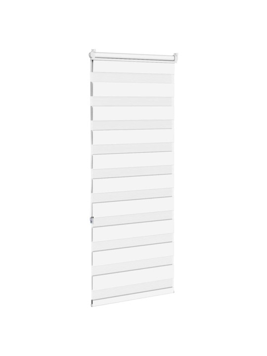 Zebra roleta bílá 55x150 cm šířka látky 50,9 cm polyester