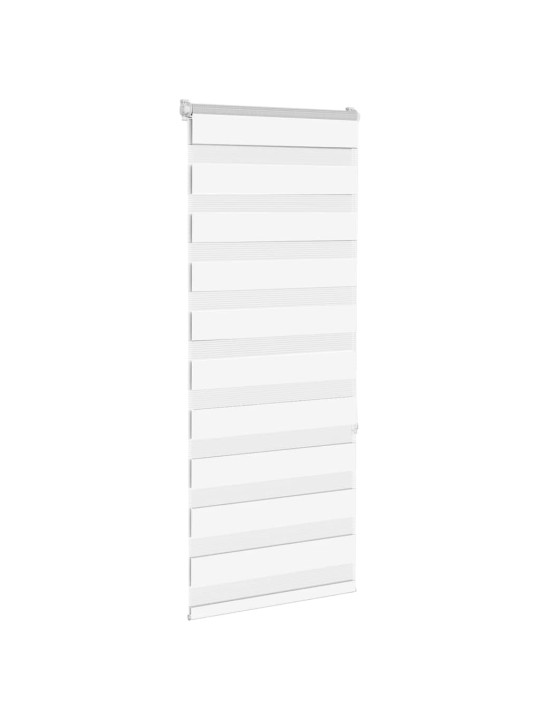Zebra roleta bílá 60x150 cm šířka látky 55,9 cm polyester