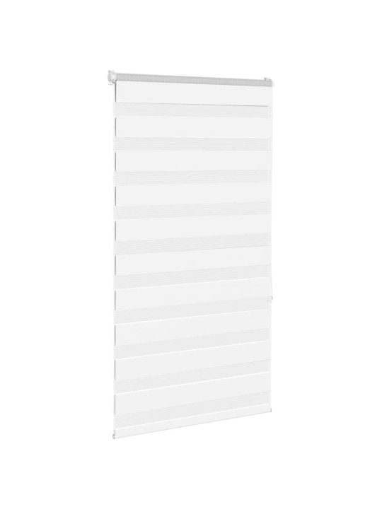 Zebra roleta bílá 75x150 cm šířka látky 70,9 cm polyester