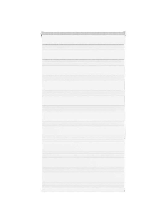 Zebra roleta bílá 80x150 cm šířka látky 75,9 cm polyester