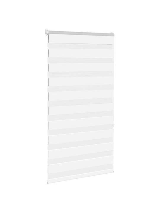 Zebra roleta bílá 90x150 cm šířka látky 85,9 cm polyester