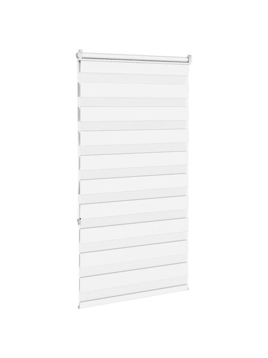 Zebra roleta bílá 90x150 cm šířka látky 85,9 cm polyester