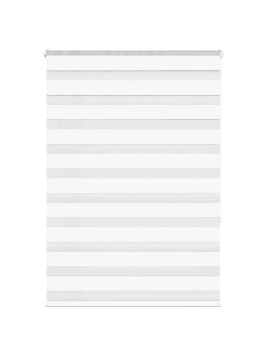 Zebra roleta bílá 110x150 cm šířka látky 105,9 cm polyester