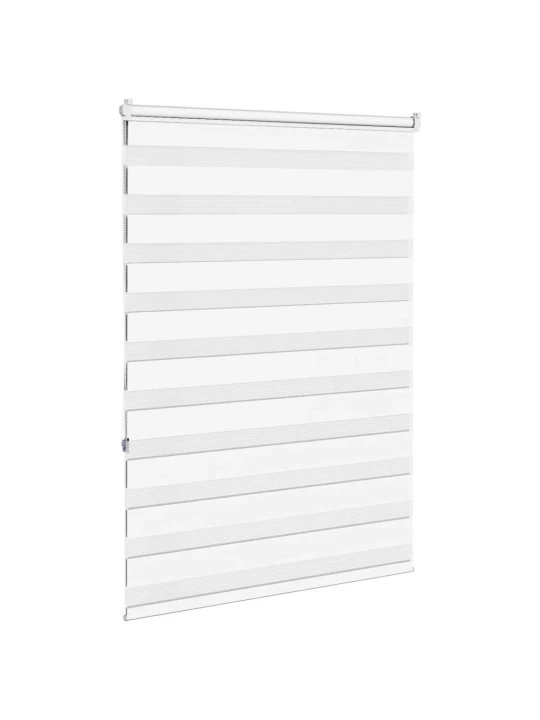 Zebra roleta bílá 115x150 cm šířka látky 110,9 cm polyester