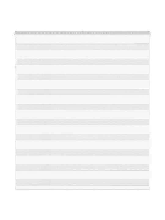 Zebra roleta bílá 120x150 cm šířka látky 115,9 cm polyester