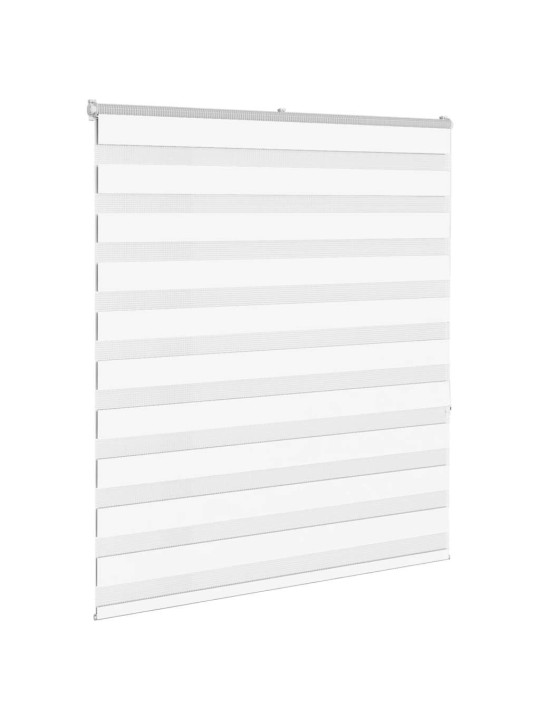 Zebra roleta bílá 125x150 cm šířka látky 120,9 cm polyester
