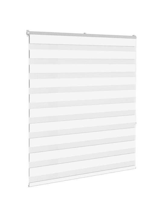 Zebra roleta bílá 130x150 cm šířka látky 125,9 cm polyester
