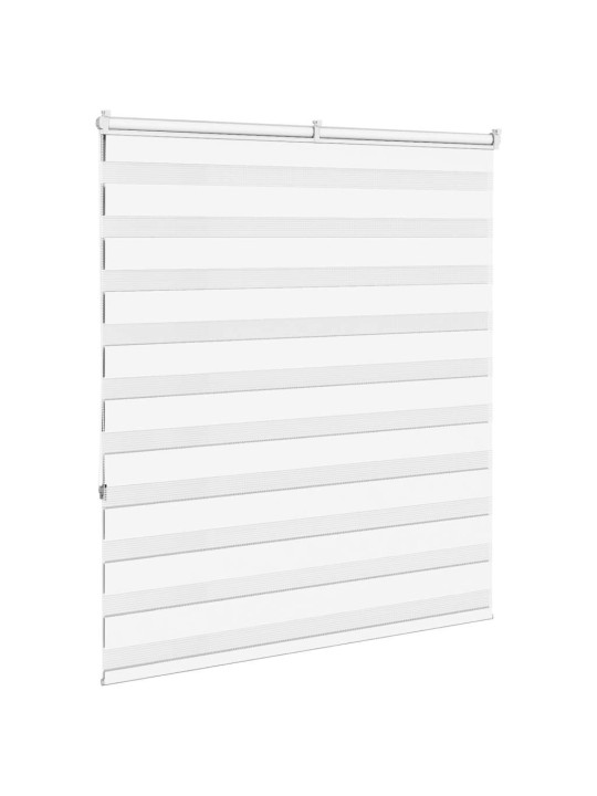 Zebra roleta bílá 130x150 cm šířka látky 125,9 cm polyester