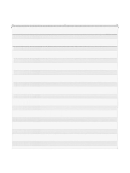 Zebra roleta bílá 135x150 cm šířka látky 130,9 cm polyester