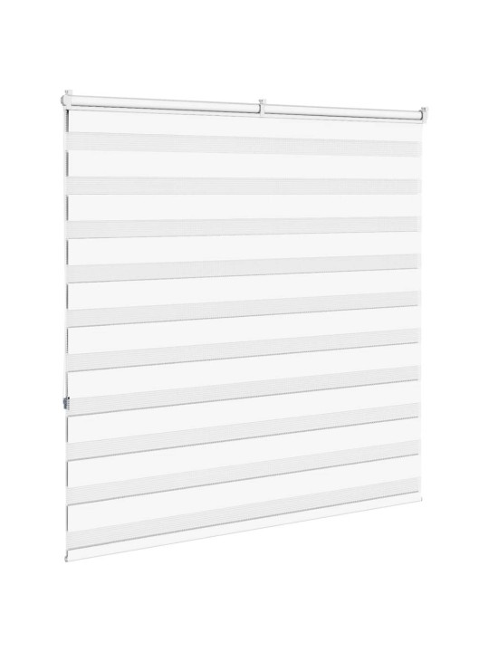Zebra roleta bílá 140x150 cm šířka látky 135,9 cm polyester