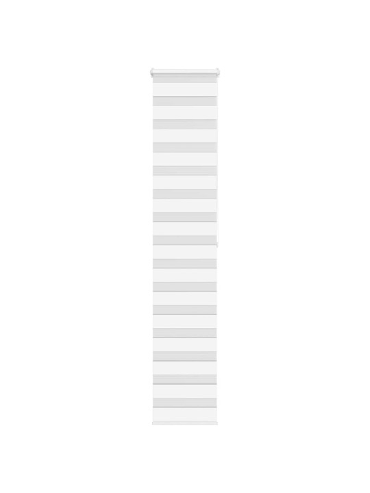 Zebra roleta bílá 40x200 cm šířka látky 35,9 cm polyester