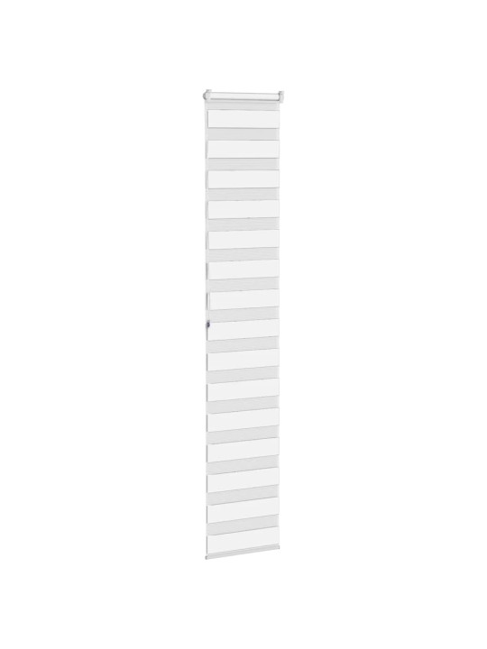 Zebra roleta bílá 40x200 cm šířka látky 35,9 cm polyester