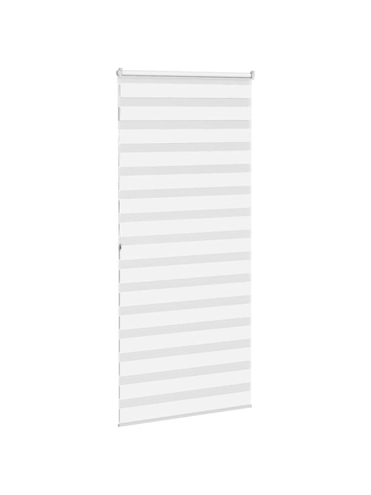 Zebra roleta bílá 105x200 cm šířka látky 100,9 cm polyester