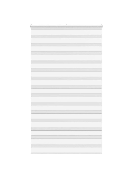Zebra roleta bílá 125x200 cm šířka látky 120,9 cm polyester