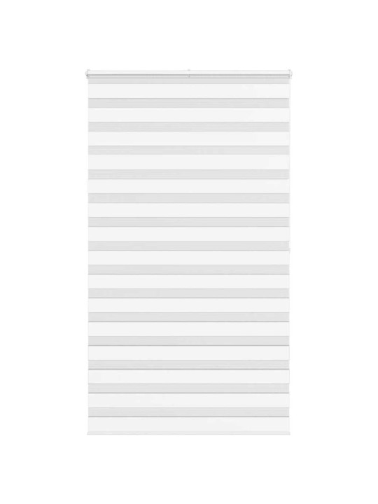 Zebra roleta bílá 130x200 cm šířka látky 125,9 cm polyester