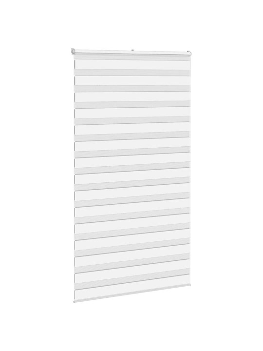 Zebra roleta bílá 130x200 cm šířka látky 125,9 cm polyester