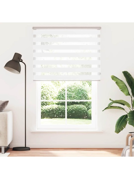 Zebra roleta bílá 140x200 cm šířka látky 135,9 cm polyester