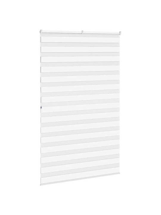 Zebra roleta bílá 140x200 cm šířka látky 135,9 cm polyester