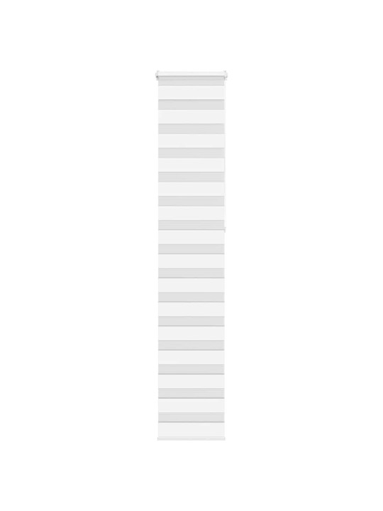 Zebra roleta bílá 40x230 cm šířka látky 35,9 cm polyester