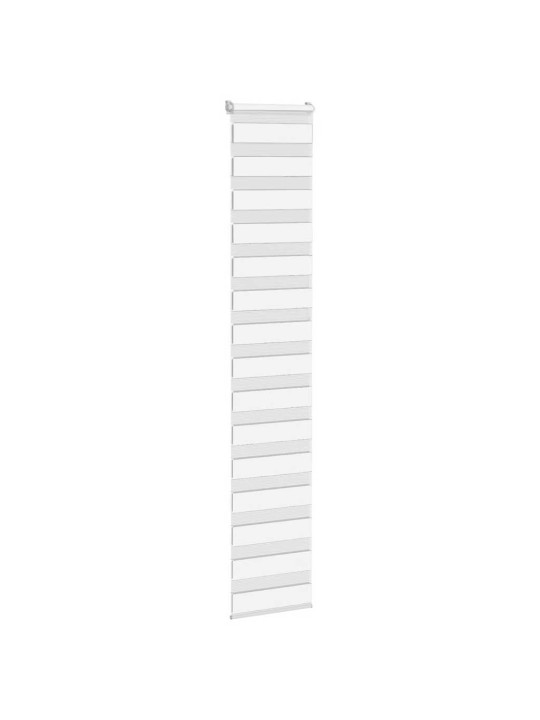 Zebra roleta bílá 40x230 cm šířka látky 35,9 cm polyester
