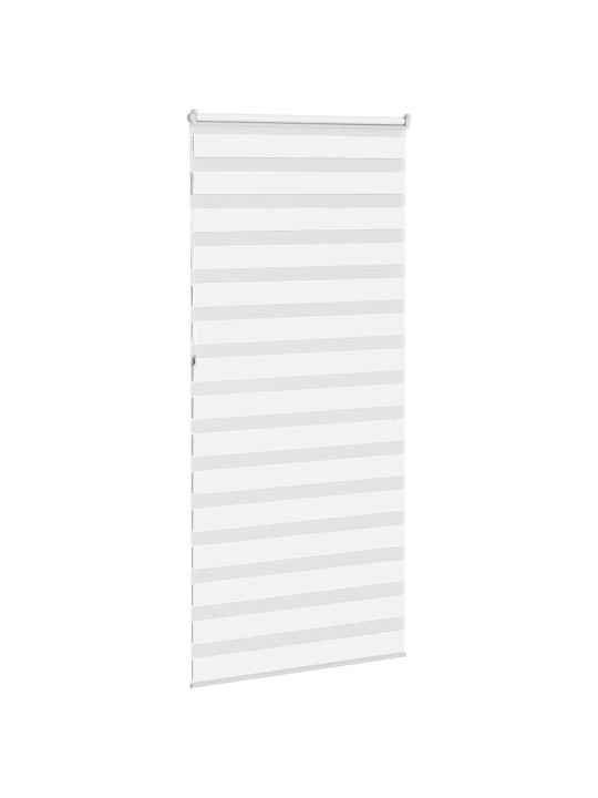 Zebra roleta bílá 105x230 cm šířka látky 100,9 cm polyester