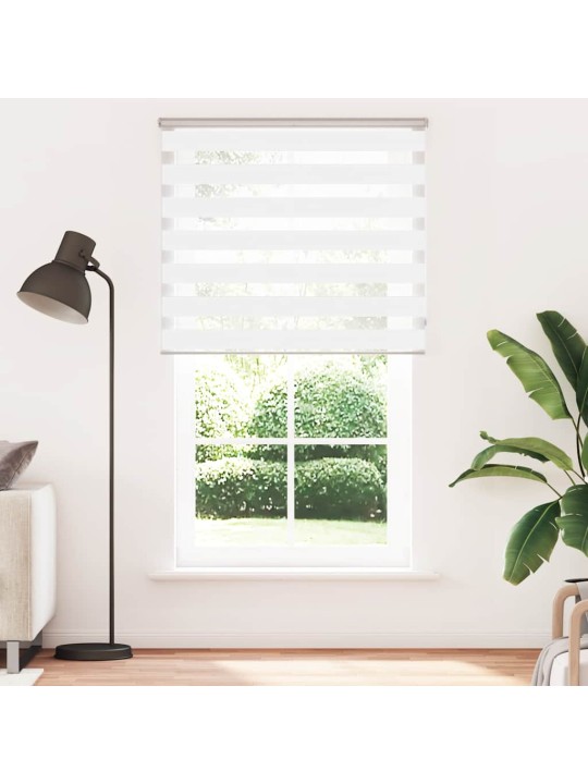 Zebra roleta bílá 125x230 cm šířka látky 120,9 cm polyester