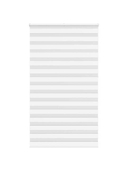 Zebra roleta bílá 130x230 cm šířka látky 125,9 cm polyester