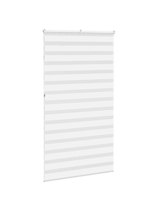 Zebra roleta bílá 135x230 cm šířka látky 130,9 cm polyester
