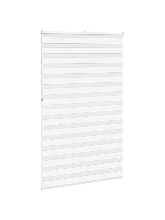 Zebra roleta bílá 140x230 cm šířka látky 135,9 cm polyester