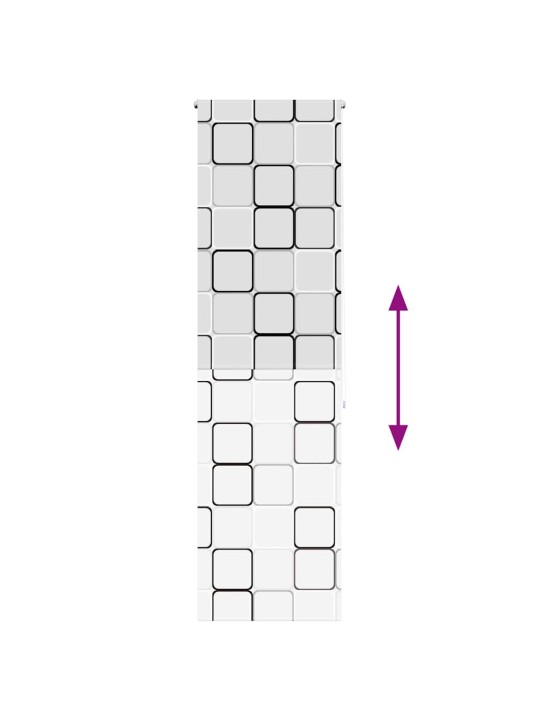 Sprchová roleta 60x240 cm šířka látky 56 cm