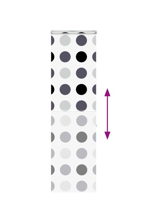 Sprchová roleta s kazetou 60x240 cm šířka látky 56 cm
