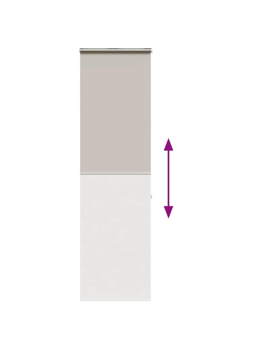 Sprchová roleta s kazetou 70x240 cm šířka látky 66 cm