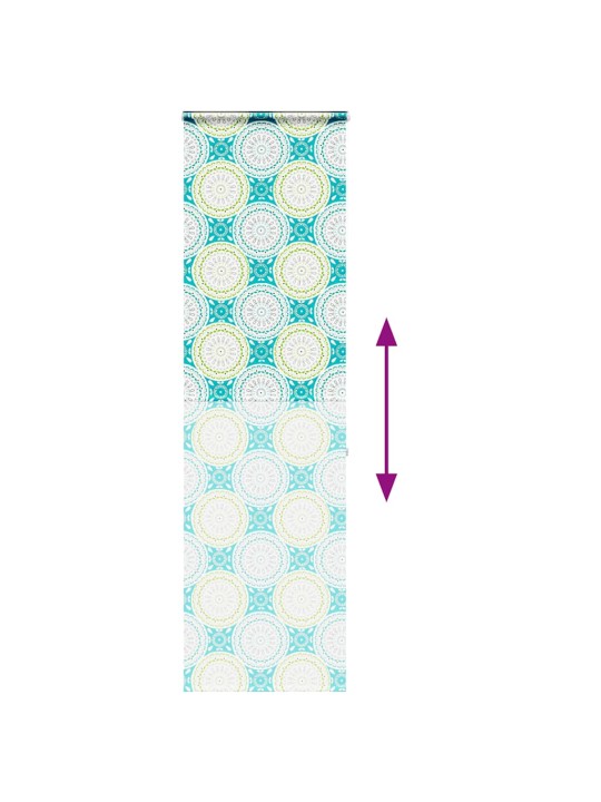 Sprchová roleta s kazetou 70x240 cm šířka látky 66 cm