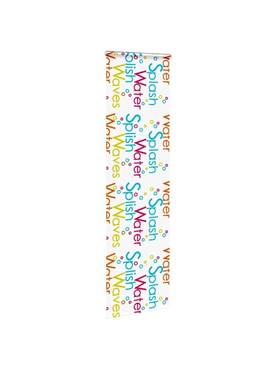 Sprchová roleta s kazetou 70x240 cm šířka látky 66 cm