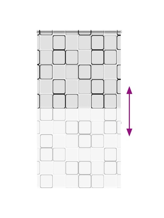 Sprchová roleta s kazetou 140x240 cm šířka látky 136 cm