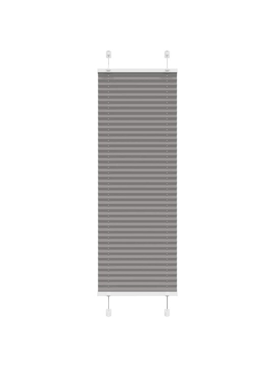 Plisovaná roleta antracitová 40x100 cm šířka látky 39,4 cm