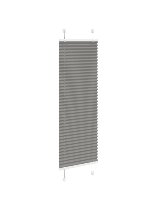 Plisovaná roleta antracitová 45x100 cm šířka látky 44,4 cm