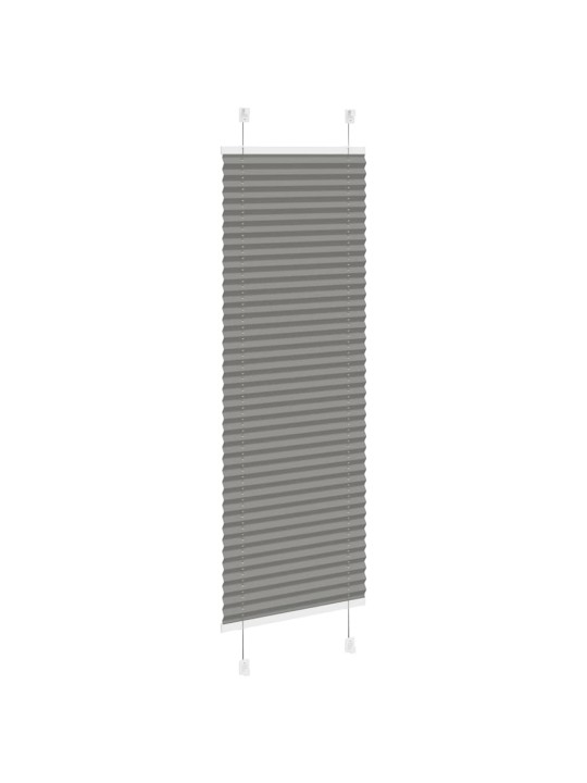 Plisovaná roleta antracitová 45x100 cm šířka látky 44,4 cm