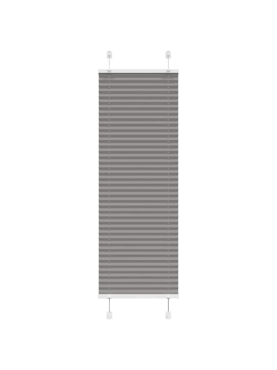 Plisovaná roleta antracitová 50x100 cm šířka látky 49,4 cm