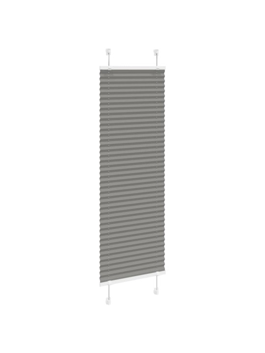 Plisovaná roleta antracitová 50x100 cm šířka látky 49,4 cm