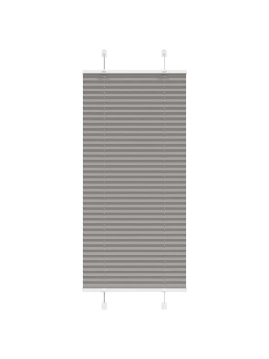 Plisovaná roleta antracitová 60x100 cm šířka látky 59,4 cm